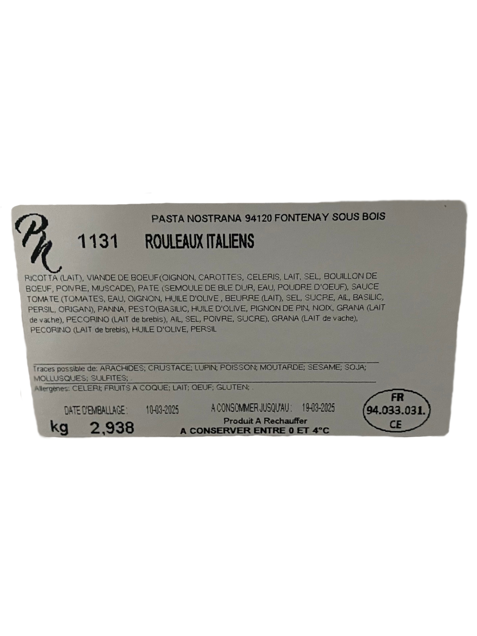 ROULEAUX ITALIENS